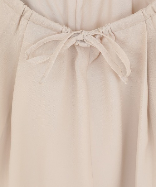 CLANE(クラネ)の「CLANE/クラネ/DRAWSTRING LOOSE TUCK PANT(その他パンツ・レディース・ブラック/アイボリー/ブラウン・1)」の11枚目の写真