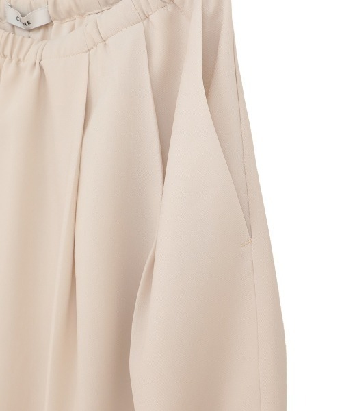 CLANE(クラネ)の「CLANE/クラネ/DRAWSTRING LOOSE TUCK PANT(その他パンツ・レディース・ブラック/アイボリー/ブラウン・1)」の12枚目の写真