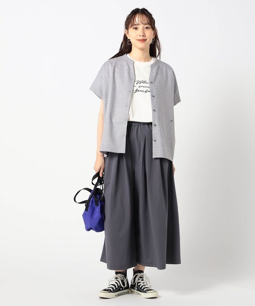 Grand PARK(グランドパーク)の「吸水速乾メッシュパンツ(その他パンツ・レディース・カーキ/チャコールグレー/ブラック・FREE)」の4枚目の写真
