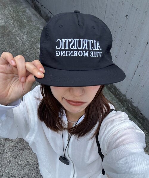 CIAOPANIC TYPY(チャオパニックティピー)の「【ユニセックス】アソート柄ナイロンロゴキャップ(ハット・レディース・ネイビー/ホワイト/カーキ/ブラック/ブルー・ONE SIZE)」の3枚目の写真