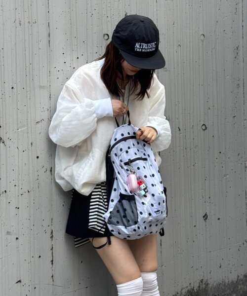 CIAOPANIC TYPY(チャオパニックティピー)の「【ユニセックス】アソート柄ナイロンロゴキャップ(ハット・レディース・ネイビー/ホワイト/カーキ/ブラック/ブルー・ONE SIZE)」の8枚目の写真