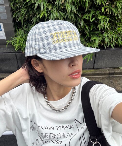 CIAOPANIC TYPY(チャオパニックティピー)の「【ユニセックス】アソート柄ナイロンロゴキャップ(ハット・レディース・ネイビー/ホワイト/カーキ/ブラック/ブルー・ONE SIZE)」の12枚目の写真