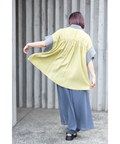 OSMOSIS(オズモーシス)の「シフォンレイヤードパンツ(その他パンツ・レディース・ブラック/ブラック系その他/グレー・ONE SIZE)」の19枚目の写真