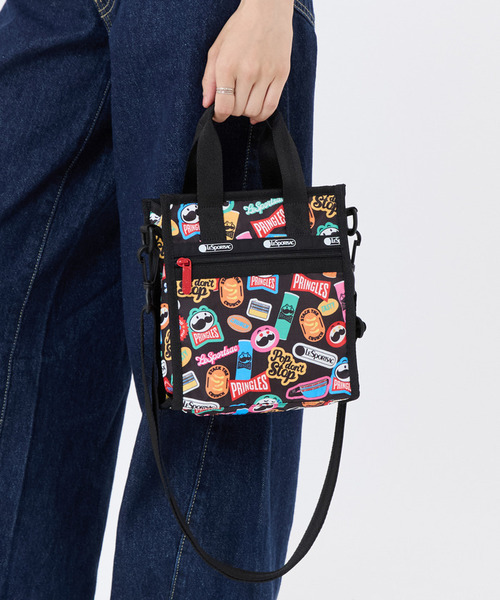 LeSportsac（レスポートサック）の「【LeSportsac×Pringles】MINI N/S TOTE プリングルズスティッカーズ（ショルダーバッグ・レディース・その他・FREE）」の2枚目の写真