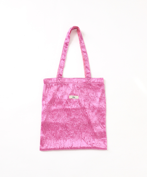 Uhr(ウーア)の「Uhr/ウーア Crush Satin Tote トートバッグ(トートバッグ・レディース・シルバー/ネイビー/ピンク・FREE)」の16枚目の写真