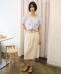 Lace Point Skirt Soft Butter