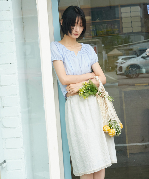 JULIAPEPE(ジュリアペペ)の「Lace Point Skirt Soft Butter(スカート・レディース・その他・FREE)」の2枚目の写真