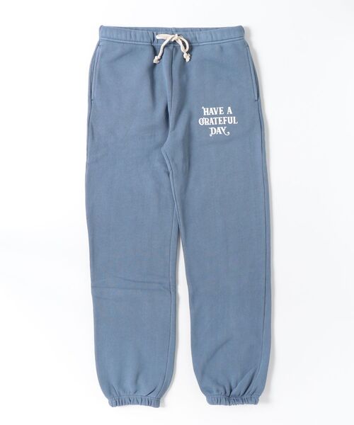 ROSE BUD（ローズバッド）の「HAVE A GREATFUL DAY SWEATPANTS（スウェットパンツ・レディース・ネイビー/チャコールグレー/グリーン・S/L）」の3枚目の写真