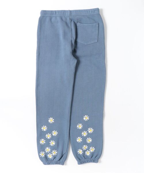 ROSE BUD（ローズバッド）の「HAVE A GREATFUL DAY SWEATPANTS（スウェットパンツ・レディース・ネイビー/チャコールグレー/グリーン・S/L）」の4枚目の写真