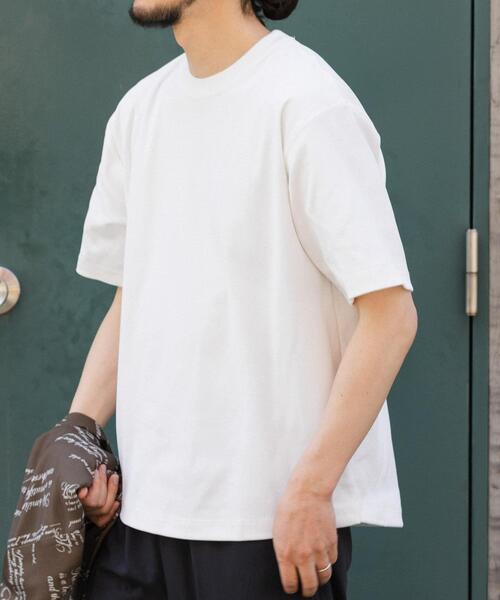 ITEMS URBANRESEARCH(アイテムズ アーバンリサーチ)の「『吸水速乾/毛玉防止/UVカット』PERFECTEX ハニカム クルーネックTシャツ(Tシャツ/カットソー・メンズ・ホワイト/チャコールグレー/イエロー・MEDIUM/LARGE)」の16枚目の写真