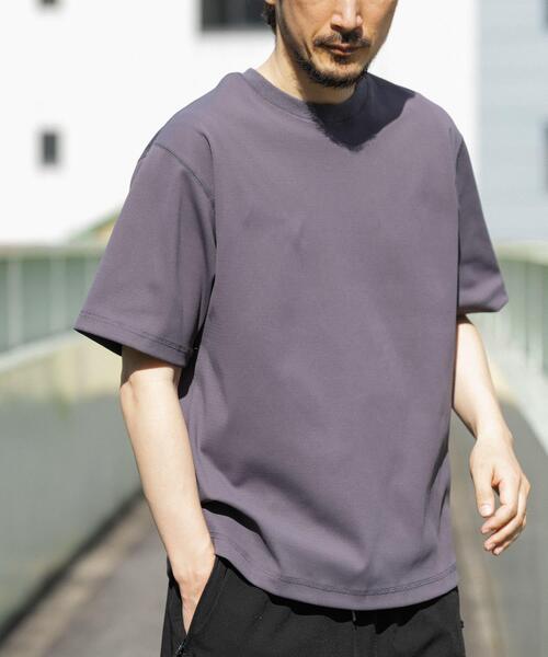 ITEMS URBANRESEARCH(アイテムズ アーバンリサーチ)の「『吸水速乾/毛玉防止/UVカット』PERFECTEX ハニカム クルーネックTシャツ(Tシャツ/カットソー・メンズ・ホワイト/チャコールグレー/イエロー・MEDIUM/LARGE)」の21枚目の写真