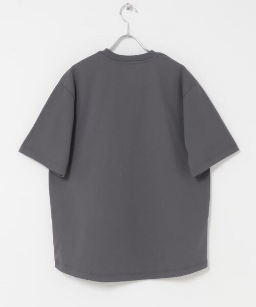ITEMS URBANRESEARCH(アイテムズ アーバンリサーチ)の「『吸水速乾/毛玉防止/UVカット』PERFECTEX ハニカム クルーネックTシャツ(Tシャツ/カットソー・メンズ・ホワイト/チャコールグレー/イエロー・MEDIUM/LARGE)」の9枚目の写真