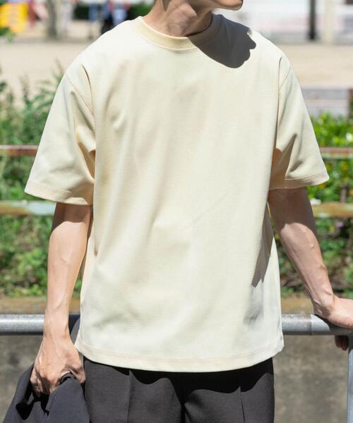 ITEMS URBANRESEARCH(アイテムズ アーバンリサーチ)の「『吸水速乾/毛玉防止/UVカット』PERFECTEX ハニカム クルーネックTシャツ(Tシャツ/カットソー・メンズ・ホワイト/チャコールグレー/イエロー・MEDIUM/LARGE)」の14枚目の写真