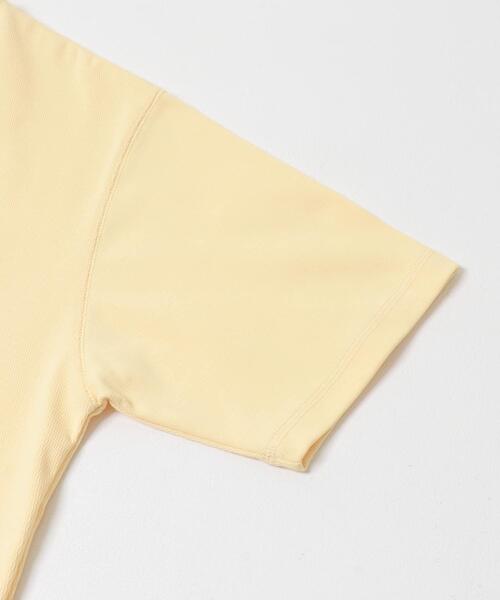 ITEMS URBANRESEARCH(アイテムズ アーバンリサーチ)の「『吸水速乾/毛玉防止/UVカット』PERFECTEX ハニカム クルーネックTシャツ(Tシャツ/カットソー・メンズ・ホワイト/チャコールグレー/イエロー・MEDIUM/LARGE)」の7枚目の写真