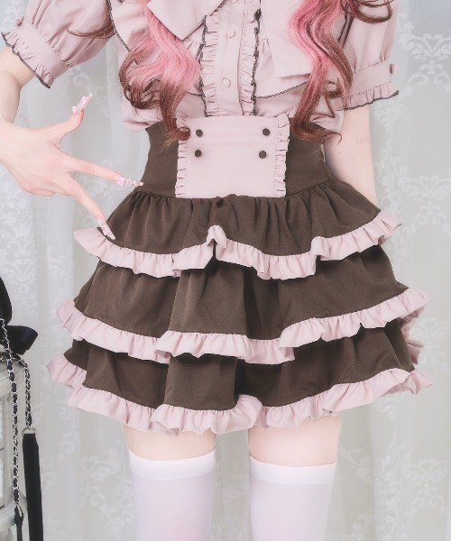 nyanMe(ニャンミー)の「おひめすかーと(スカート・レディース・GRAY/BROWN/ブラック・FREE)」の3枚目の写真