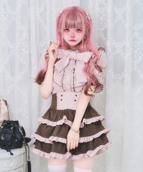 nyanMe(ニャンミー)の「おひめすかーと(スカート・レディース・GRAY/BROWN/ブラック・FREE)」の7枚目の写真