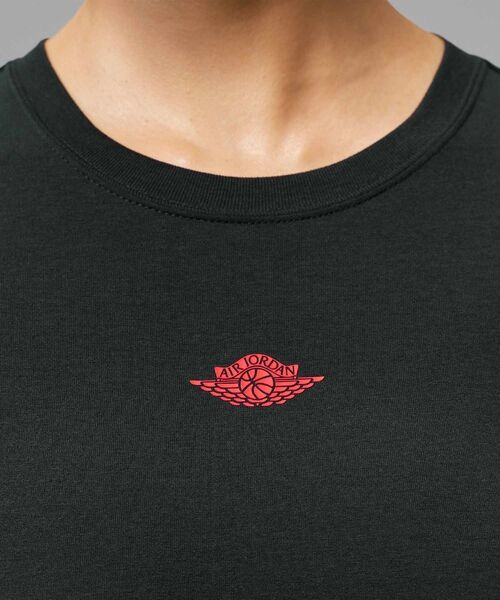 JORDAN BRAND（ジョーダンブランド）の「ジョーダン フライト ウィメンズ Tシャツ / Jordan Flight Women's T-Shirt IV5348-010 Black（Tシャツ/カットソー・レディース・ブラック・M/S/L/XS/XL）」の11枚目の写真