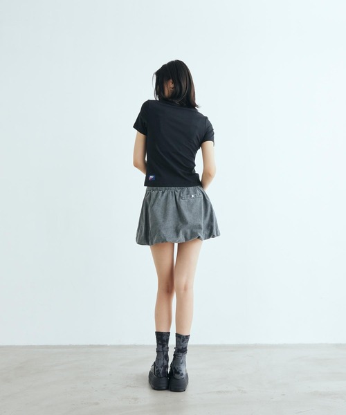 JORDAN BRAND（ジョーダンブランド）の「ジョーダン フライト ウィメンズ Tシャツ / Jordan Flight Women's T-Shirt IV5348-010 Black（Tシャツ/カットソー・レディース・ブラック・M/S/L/XS/XL）」の6枚目の写真