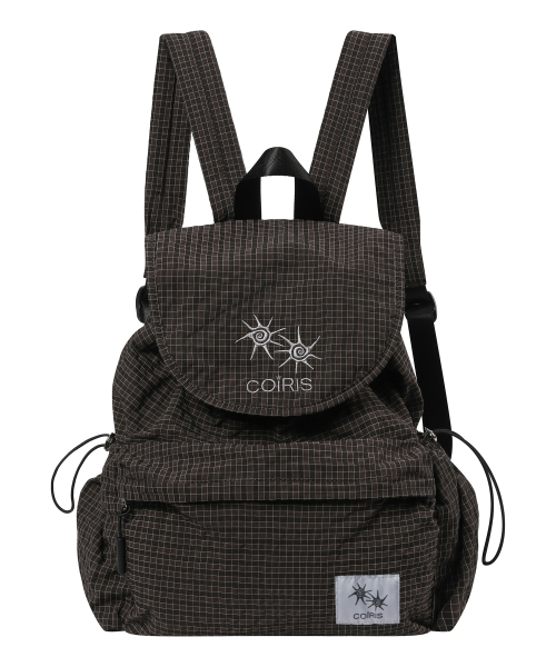 COIRIS(コイリス)の「ベントン グリッドチェック ミニバックパック 男女共用 (2カラー)(バックパック/リュック・レディース・ダークブラウン/ブラック・FREE)」の11枚目の写真