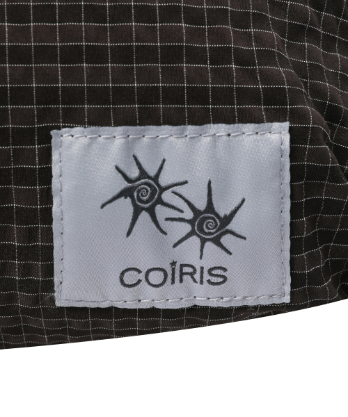 COIRIS(コイリス)の「ベントン グリッドチェック ミニバックパック 男女共用 (2カラー)(バックパック/リュック・レディース・ダークブラウン/ブラック・FREE)」の8枚目の写真