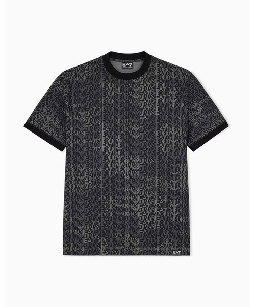 EMPORIO ARMANI EA7(エンポリオアルマーニイーエーセブン)の「<オンライン限定>【エンポリオ アルマーニ EA7】モノグラム コットンTシャツ Logo Series(Tシャツ/カットソー・メンズ・ブラック系その他・X-SMALL/X-LARGE/SMALL/MEDIUM/LARGE/XX-LARGE)」の5枚目の写真