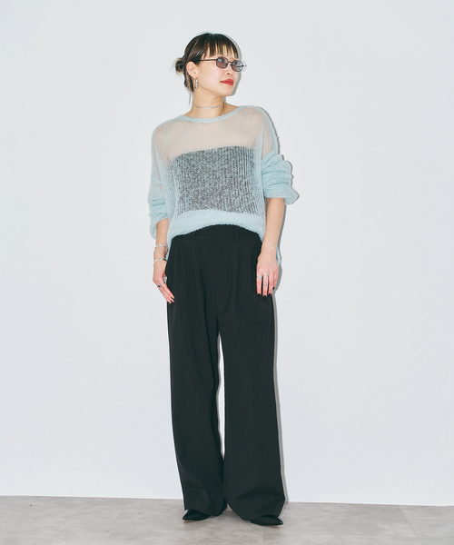 CITYSHOP(シティーショップ)の「SLACKS パンツ(スラックス・レディース・ブラック/グレー・36/40/38)」の6枚目の写真