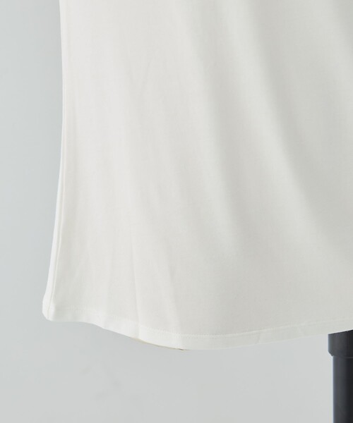 STUDIOUS（ステュディオス）の「【determ/デターム】《STUDIOUS別注》collagen no sleeve tops/コラーゲンノースリーブトップス（タンクトップ・レディース・ダークグレー/ホワイト/ブラック・S/XS）」の10枚目の写真