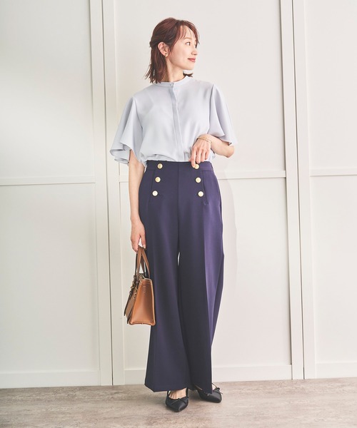 Sirin(シリン)の「ストレッチダブルクロスマリンパンツ(その他パンツ・レディース・ベージュ系その他/オフホワイト/ネイビー/ベージュ・XS/S)」の9枚目の写真