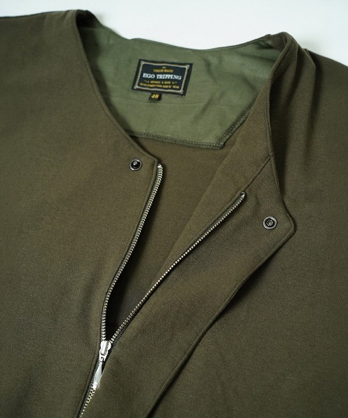 EGO TRIPPING(エゴトリッピング)の「mj11750-LURENECK TOP インナージャケット(666750)(その他アウター・メンズ・チャコール/サンドベージュ/ブラック・46/48)」の14枚目の写真