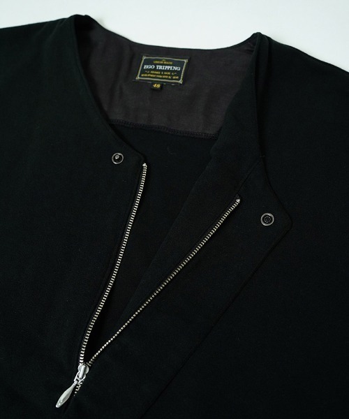 EGO TRIPPING(エゴトリッピング)の「mj11750-LURENECK TOP インナージャケット(666750)(その他アウター・メンズ・チャコール/サンドベージュ/ブラック・46/48)」の6枚目の写真