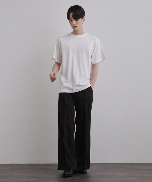 tk.TAKEO KIKUCHI（ティーケータケオキクチ）の「【汗シミ防止／UVカット】sweat stain proof series レギュラーTシャツ（Tシャツ/カットソー・メンズ・グレー/ホワイト/ブラック・02/03/01）」の19枚目の写真