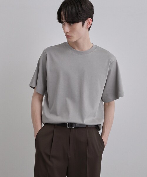 tk.TAKEO KIKUCHI（ティーケータケオキクチ）の「【汗シミ防止／UVカット】sweat stain proof series レギュラーTシャツ（Tシャツ/カットソー・メンズ・グレー/ホワイト/ブラック・02/03/01）」の22枚目の写真
