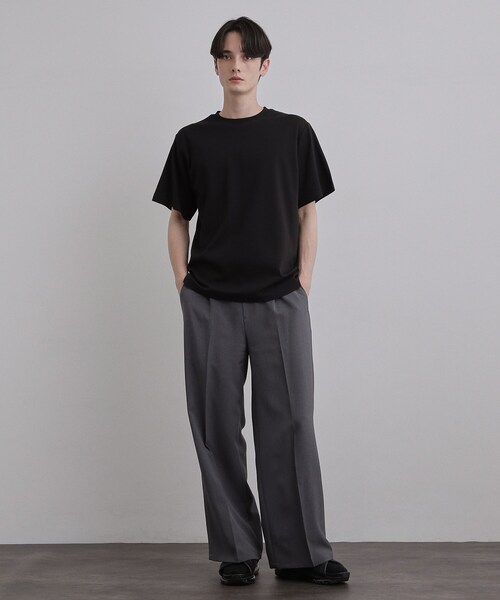 tk.TAKEO KIKUCHI（ティーケータケオキクチ）の「【汗シミ防止／UVカット】sweat stain proof series レギュラーTシャツ（Tシャツ/カットソー・メンズ・グレー/ホワイト/ブラック・02/03/01）」の16枚目の写真