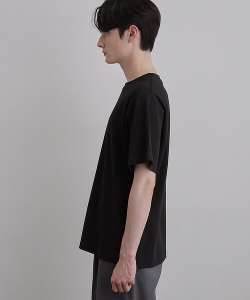tk.TAKEO KIKUCHI（ティーケータケオキクチ）の「【汗シミ防止／UVカット】sweat stain proof series レギュラーTシャツ（Tシャツ/カットソー・メンズ・グレー/ホワイト/ブラック・02/03/01）」の7枚目の写真