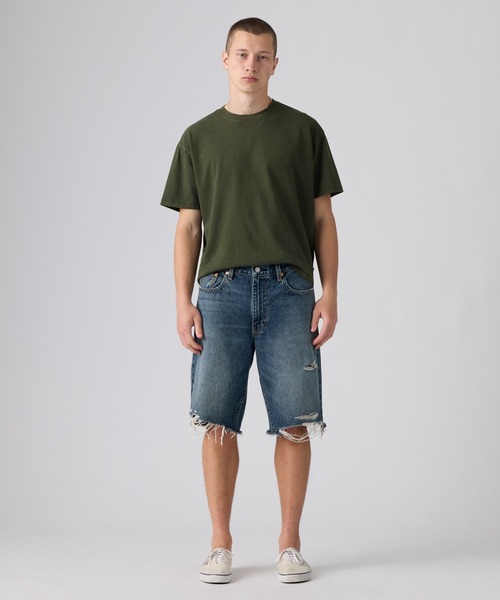 Levi's（リーバイス）の「Levi's/リーバイス 478(TM) バギーショートパンツ ミディアムインディゴ（カーゴパンツ・メンズ・ダークインディゴブルー・36inch/32inch/30inch/28inch/34inch）」の2枚目の写真