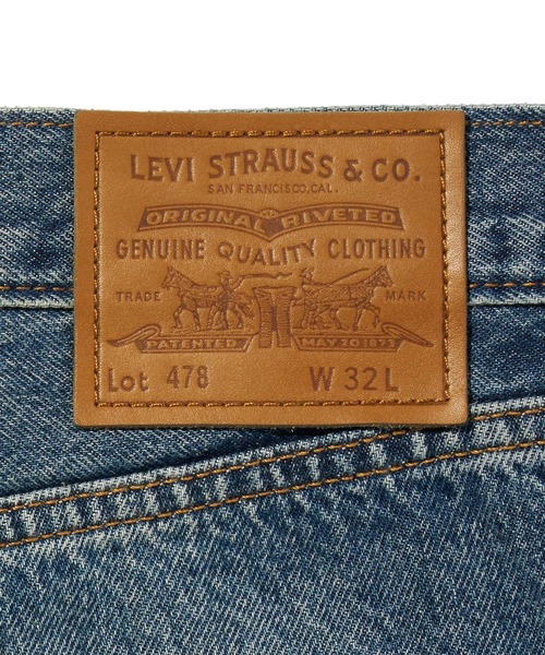 Levi's（リーバイス）の「Levi's/リーバイス 478(TM) バギーショートパンツ ミディアムインディゴ（カーゴパンツ・メンズ・ダークインディゴブルー・36inch/32inch/30inch/28inch/34inch）」の13枚目の写真