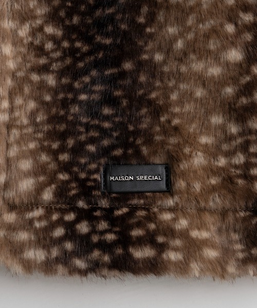 MAISON SPECIAL(メゾンスペシャル)の「MS Basic Fur Tote Bag/MSベーシックファートートバッグ(トートバッグ・レディース・ブラック/ベージュ/マルチ・FREE)」の9枚目の写真