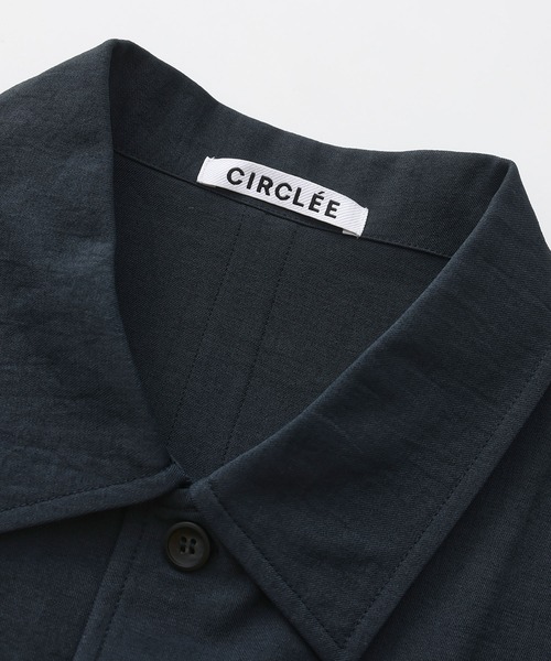CIRCLEE（サークリー）の「CIRCLEE(サークリー)リネンシルクブレンド スキッパーシャツ（シャツ/ブラウス・メンズ・ネイビー・XL/L/M）」の13枚目の写真