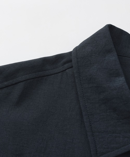 CIRCLEE（サークリー）の「CIRCLEE(サークリー)リネンシルクブレンド スキッパーシャツ（シャツ/ブラウス・メンズ・ネイビー・XL/L/M）」の14枚目の写真