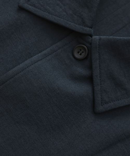 CIRCLEE（サークリー）の「CIRCLEE(サークリー)リネンシルクブレンド スキッパーシャツ（シャツ/ブラウス・メンズ・ネイビー・XL/L/M）」の15枚目の写真