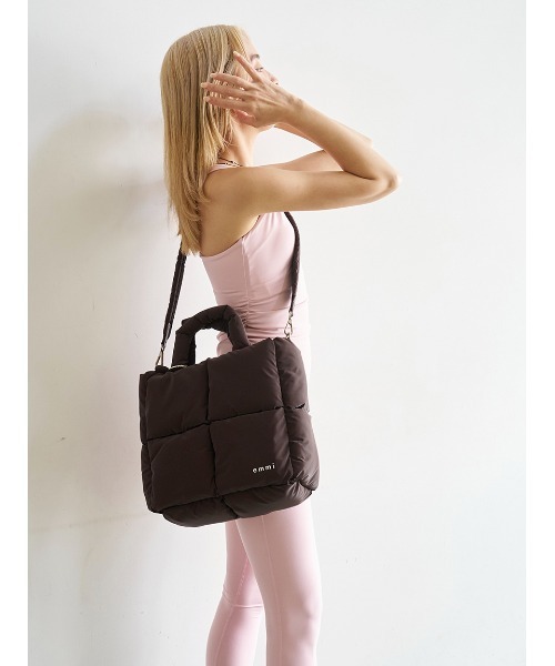 emmi(エミ)の「ecoパデットミニショルダーバッグ(ショルダーバッグ・レディース・アイボリー/イエロー/ブラウン・F)」の11枚目の写真