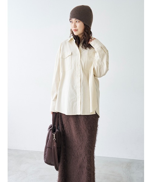 emmi(エミ)の「ecoパデットミニショルダーバッグ(ショルダーバッグ・レディース・アイボリー/イエロー/ブラウン・F)」の17枚目の写真