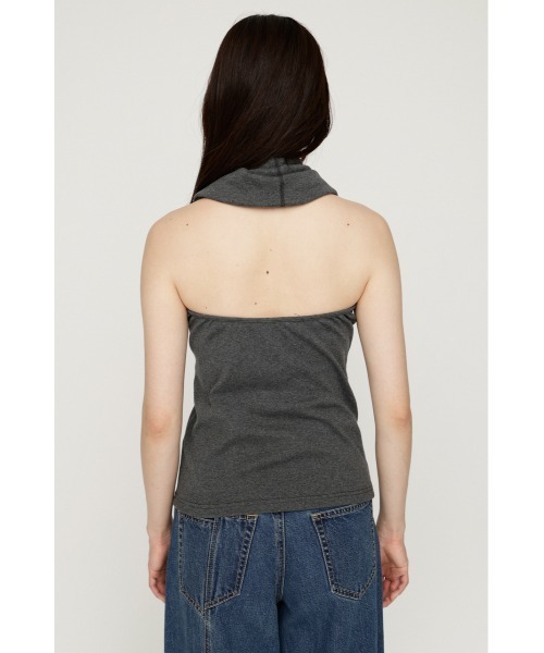 SLY(スライ)の「MANY WAY CUT TOPS メニーウェイカットトップス 夏服 秋服(Tシャツ/カットソー・レディース・ネイビー/ボルドー/ブラック/チャコールグレー・FREE)」の20枚目の写真