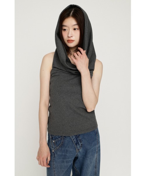 SLY(スライ)の「MANY WAY CUT TOPS メニーウェイカットトップス 夏服 秋服(Tシャツ/カットソー・レディース・ネイビー/ボルドー/ブラック/チャコールグレー・FREE)」の21枚目の写真