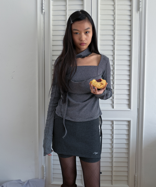 LOTSYOU（ロッツユー）の「LOTSYOU_Jennie Long Sleeve Top BLACK（Tシャツ/カットソー・レディース・その他・SMALL）」の3枚目の写真
