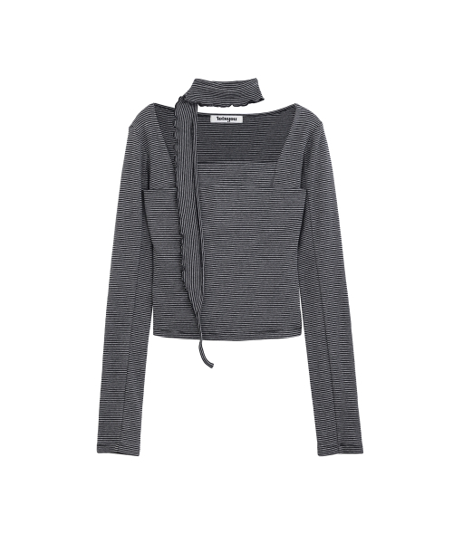 LOTSYOU（ロッツユー）の「LOTSYOU_Jennie Long Sleeve Top BLACK（Tシャツ/カットソー・レディース・その他・SMALL）」の6枚目の写真