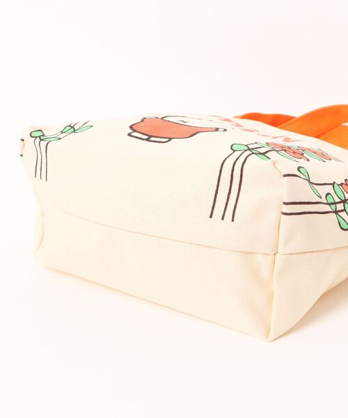 Miffy( ミッフィー)の「【 miffy 】 Dick Bruna カラーマチ付バッグ 26S7(エコバッグ/サブバッグ・レディース・オフホワイト・FREE)」の3枚目の写真