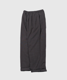 TAILOR STUDIO（テーラースタジオ）の「リネンセミワイドバンディングパンツ（チャコール）（その他パンツ）」