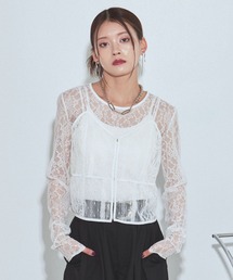 PAGEBOY | レースビスチェセット(Tシャツ/カットソー)