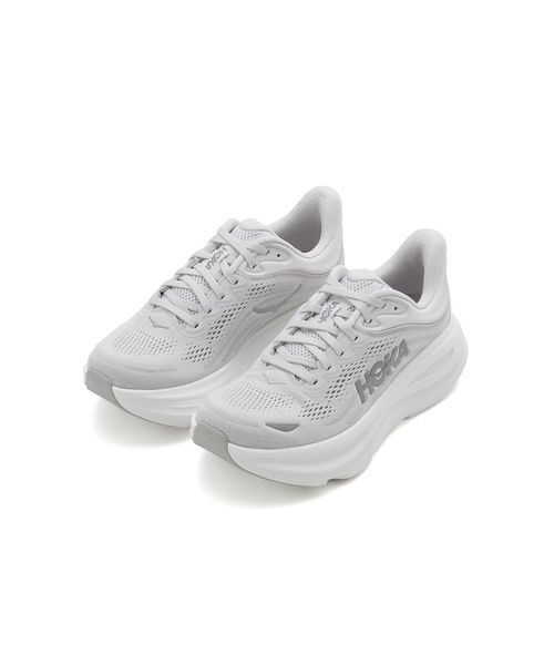 HOKA（ホカ）の「【HOKA】1162012-SDSTS Bondi 9 ボンダイ（スニーカー・レディース・ライトグレー・24.5/24/23.5/23）」の2枚目の写真